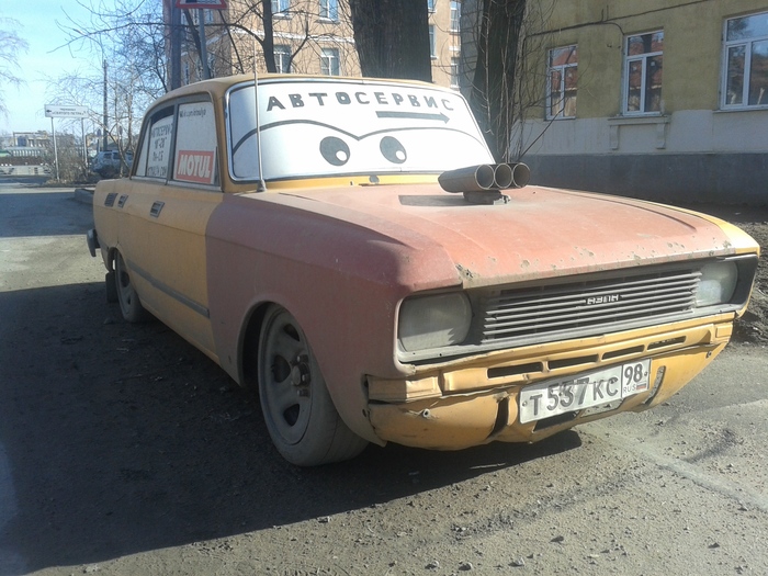 Muscle Moskvich - My, Muscle car, , Overdose, Collective farm tuning, Auto, Bloggers, Saint Petersburg