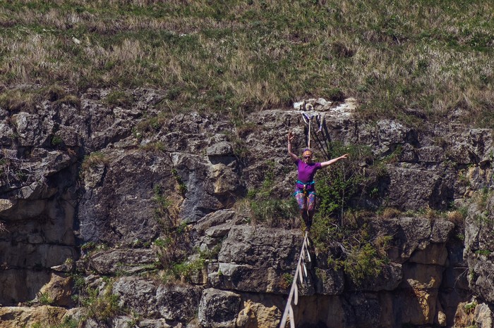 2nd Russian Highline Fest Экстрим, Хайлайн, Высота, Длиннопост