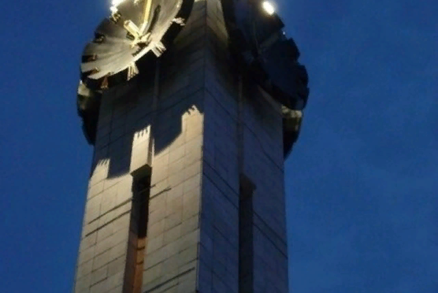 City clock from construction to the present day. - Magnitogorsk, Clock, Centre, Magnitogorsk history club, Old photo, View, Magnitka, Longpost