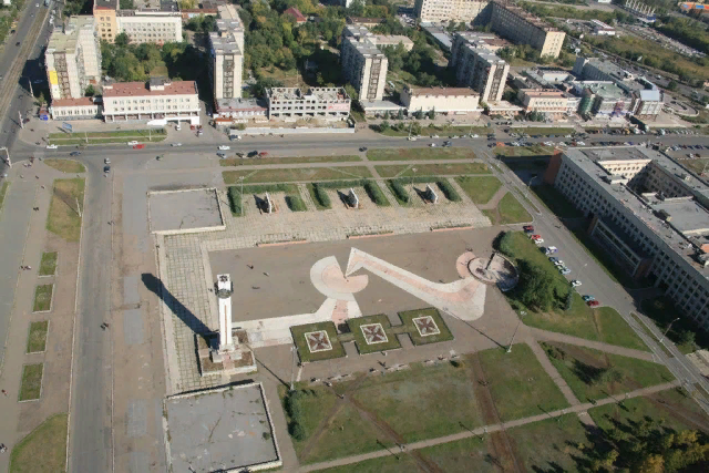 City clock from construction to the present day. - Magnitogorsk, Clock, Centre, Magnitogorsk history club, Old photo, View, Magnitka, Longpost