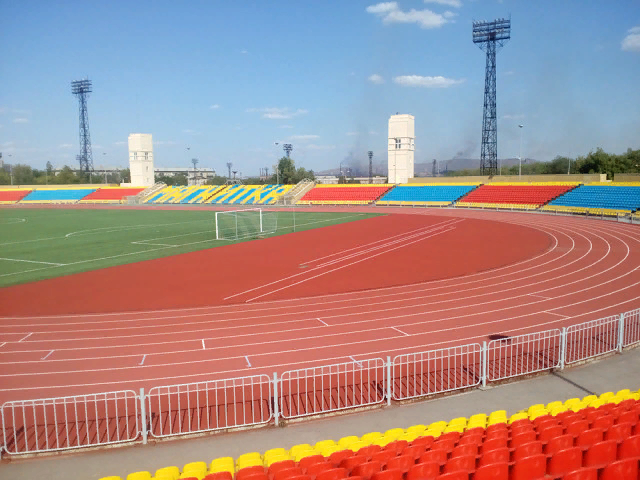 The territory of the Central Stadium of our city. - Magnitogorsk, Stadium, Football, View, The photo, Mmc, beauty, Sport, Longpost