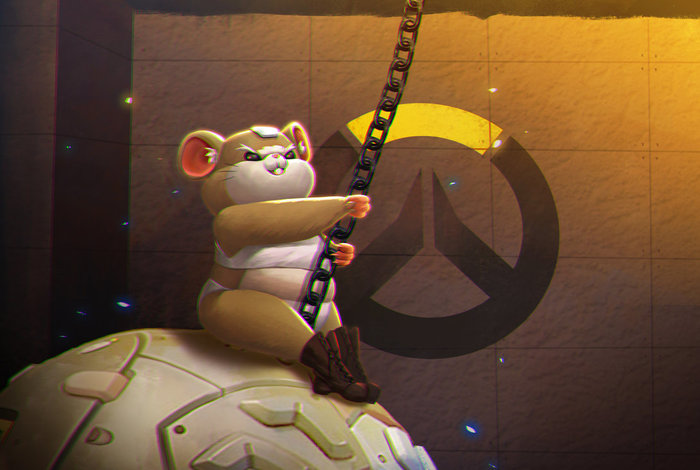 Я с ужасом жду, когда художники в стиле "34" доберутся до нового героя Овервотч...