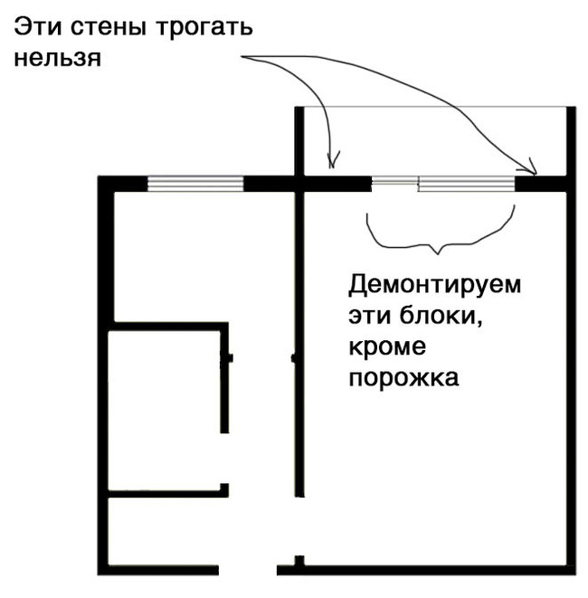 Загорелся и сделал: законно объединил балкон с комнатой - Моё, Перепланировка, Ремонт, Балкон, Длиннопост