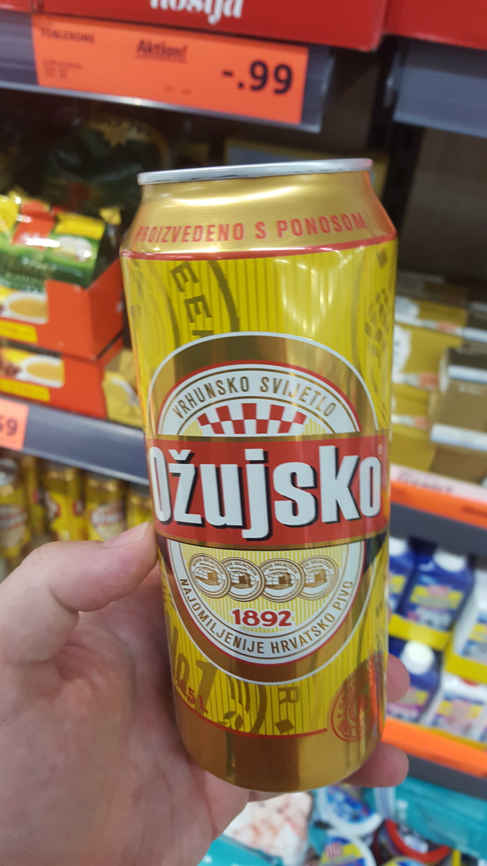 Croatian beer, produced with... - My, Beer, Language, Tagline, Longpost, Croatian