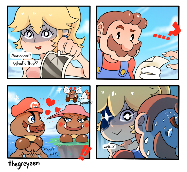 Compromising evidence - Comics, Mario, Compromising evidence