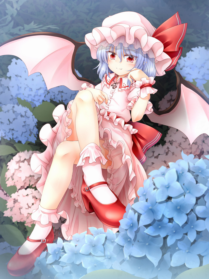 scarlet sisters - Touhou, Anime art, Anime, Not anime, Remilia scarlet, Flandre scarlet, , Longpost