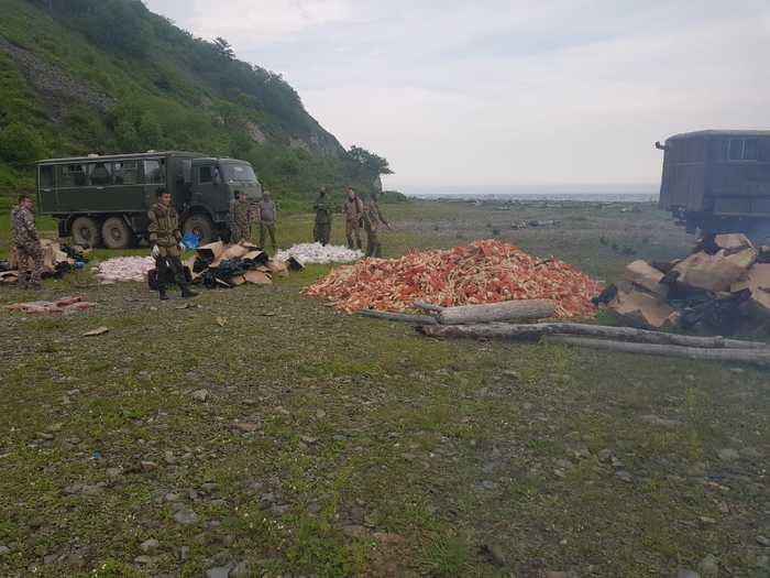 Meanwhile, in Magadan began - Magadan Region, Poachers, Longpost, Fishing, A fish, Crab