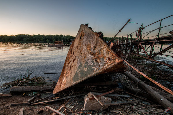 Raised from the bottom of two sunken ships - My, Ship, Volga, Longpost