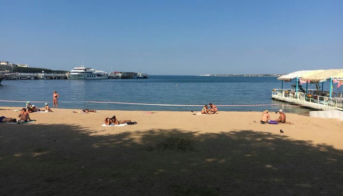 In Gelendzhik cordoned off the sea - Gelendzhik, Longpost, Pipe break, Black Sea, My