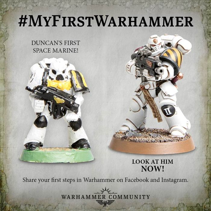      #myfirstwarhammer,   GW Warhammer 40k, Warhammer: Age of Sigmar, Instagram, Games Workshop, Wh miniatures, 