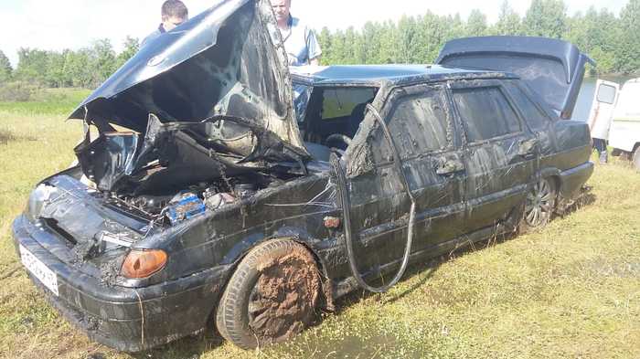 In Bashkiria, a car with a drowned family was pulled out of the lake - Bashkortostan, Tragedy, Auto, Lake, Negative