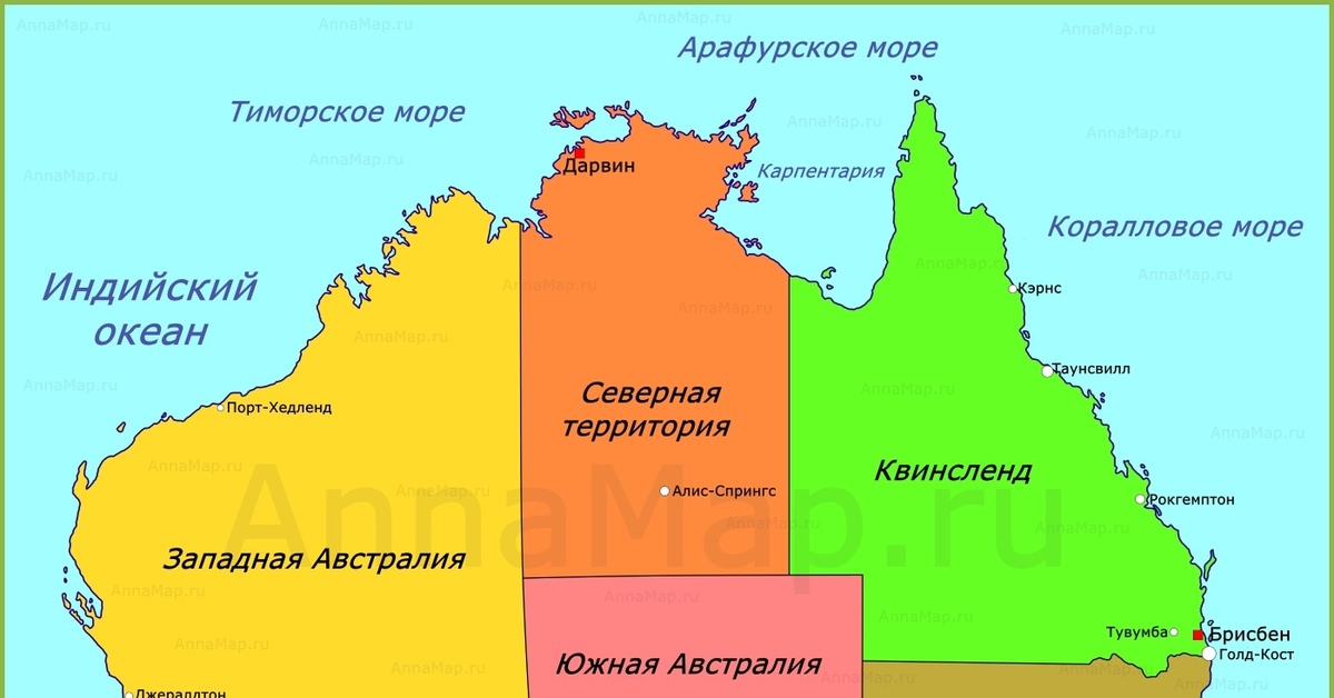 Арафурское море карта