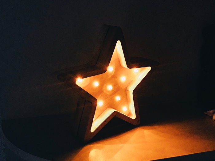 Night light in the nursery 'Asterisk' - My, Night light, Star, With your own hands, Do it yourself, Children, Longpost
