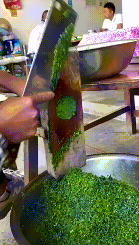 Доска для быстрого измельчения зелёного лука