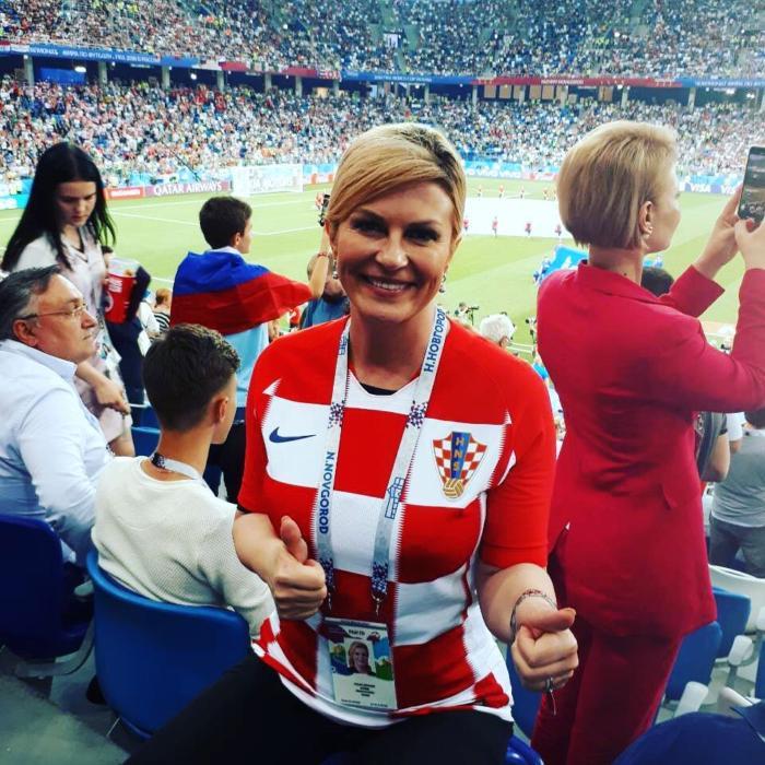 Kolinda Grabar-Kitarovic - Croatia, Football, Soccer World Cup, D3