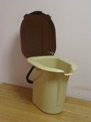 A bucket-toilet bowl will always help out! - Bucket, Toilet