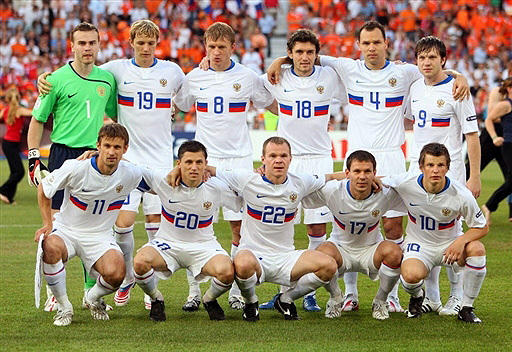 10 years and 2 teams - World championship, Football, Europe championship, Russia