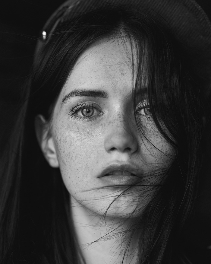 Портреты #8 (ч/б) красивая девушка, черно-белое фото, Портрет, длиннопост