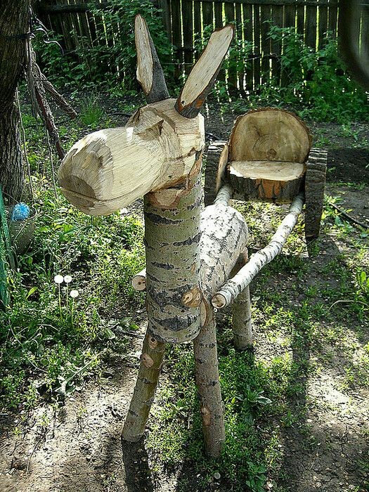 This is your dacha and you are the main sculptor on it - Pinterest, Dacha, Sculpture, Section, Stump, Longpost, Sawing wood