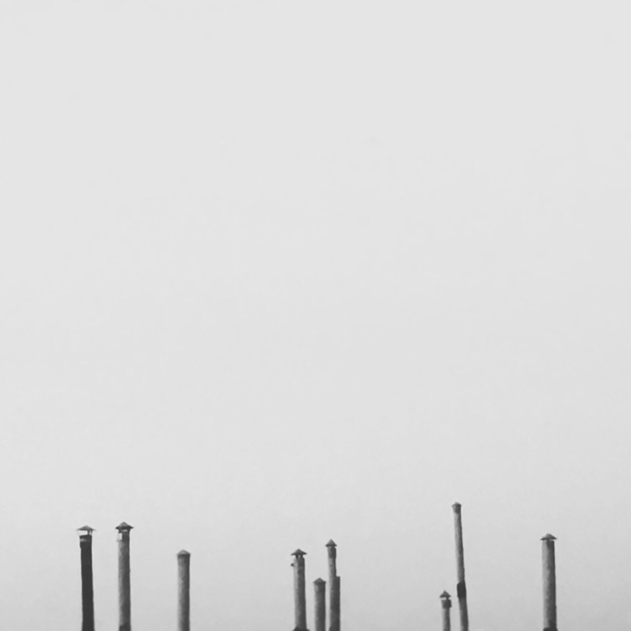 Silence - My, Beginning photographer, Minimalism, Garage, Sky