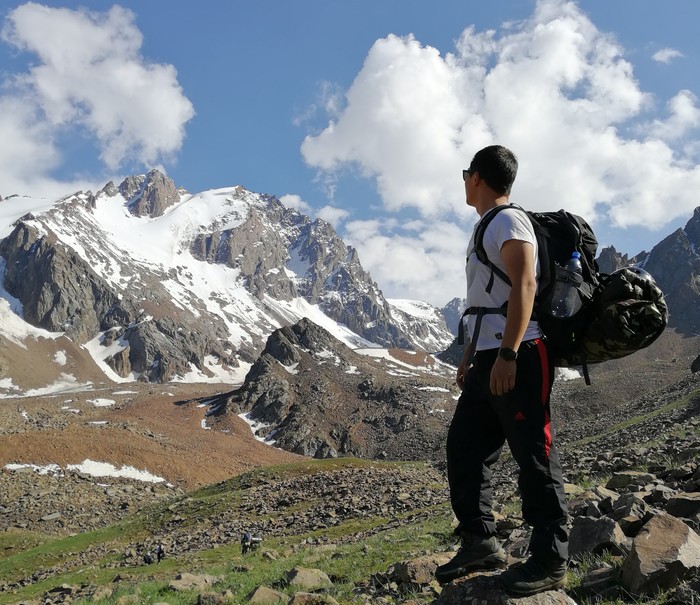 Climbing Komsomol Peak (4376m above sea level) 2A - My, Mountaineering, Hiking, Climbing, Peak, Kazakhstan, Almaty, Komsomol, Longpost, Hiking