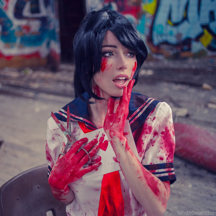 Yandere Simulator! - Yandere Simulator, Megancoffey, Cosplay, Beautiful girl, Games, Longpost