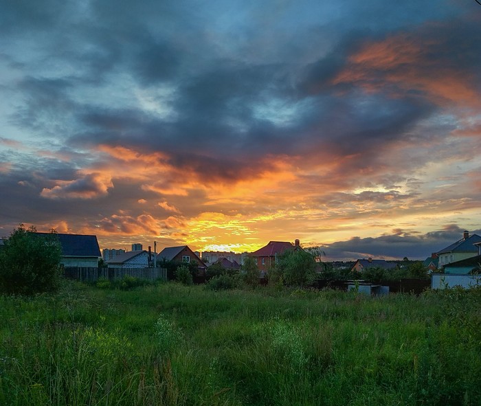 Яркие краски заката
