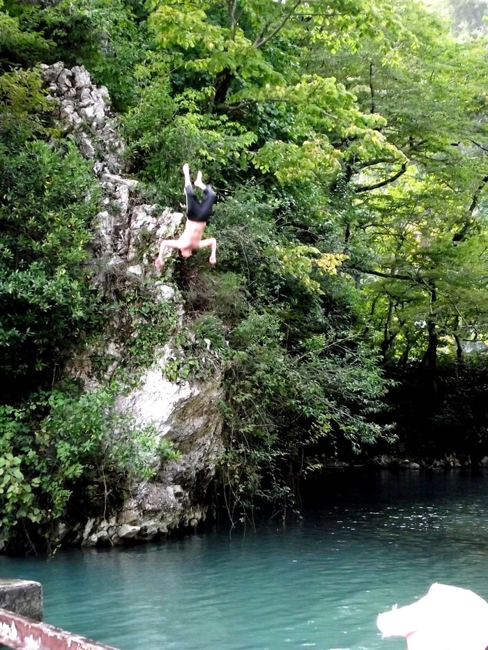 In free flight. - Nature, The photo, Weightlessness, Abkhazia, My, Flight