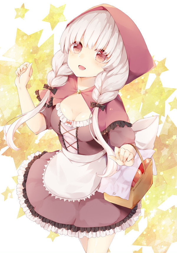 Anime Art by azuki (krps-hano), manatsuki manata - Anime art, Anime original, Anime, Little Red Riding Hood, Azuki