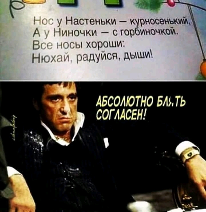 Все носы хороши... - Нос, Нюхай, Радуйся, Дыши, Кокаин, Наркотики, Детские стихи, Мат