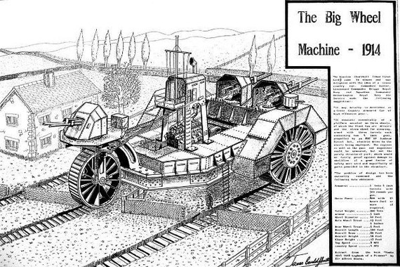 Первые танки в мире — от самоходок да Винчи до танков-туалетов танки, длиннопост, Картинки, статья, история