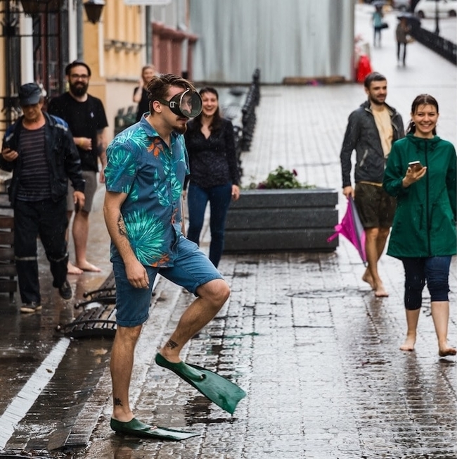 After the flood in Minsk - Rain, Minsk, Потоп