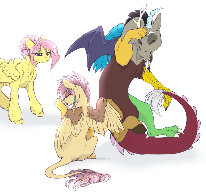   My Little Pony, Fluttershy, MLP Discord, Original Character, , Kerydarling