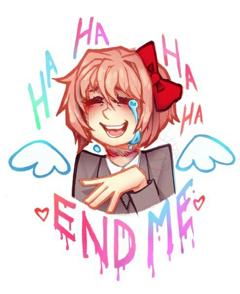 Сайори - Doki Doki Literature Club, Визуальная новелла, Аниме, Anime Art, Sayori