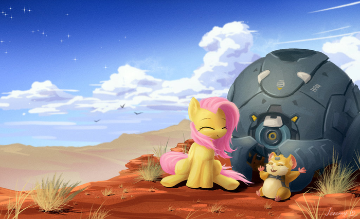      My Little Pony, Overwatch, Fluttershy, Hammond, , 