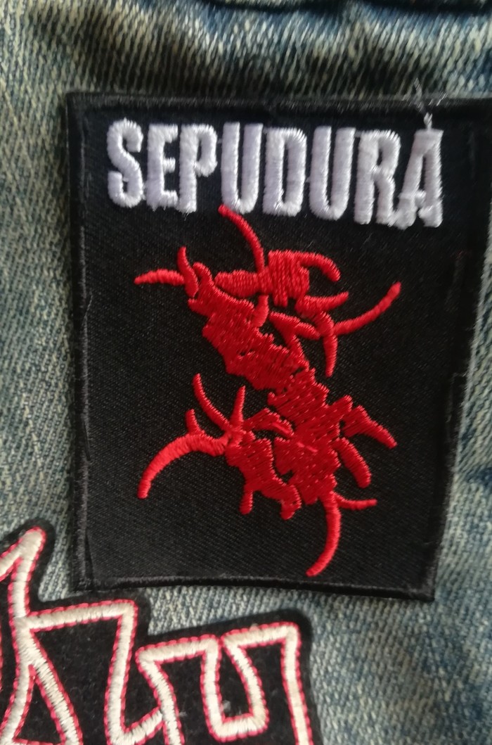 The best patch I've seen live! - My, Sepultura, Error, Stripe, Patch, China, Metal