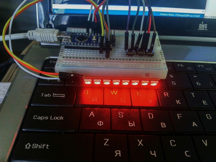 Bicycle marker light with turn signals and stop signal. - Dimensions (edit), A bike, With your own hands, , Led, Arduino, My