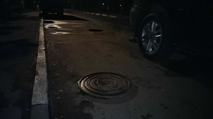 manhole cover - Road accident, Luke, Negligence, My, Auto, Longpost