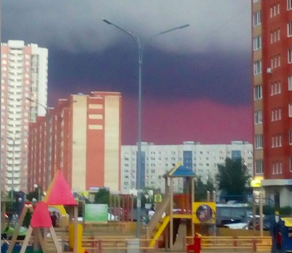 Is this a sign or...? - My, Russia, Flag, The Omen, Tyumen, Longpost