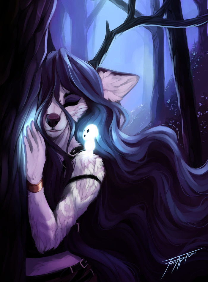 Fallen Forest - Furry, Art, Fantasy, Firri April, Video