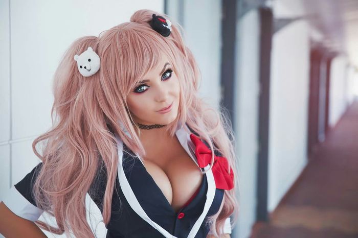 Junko Enoshima by Jessica Nigri Косплей, девушки, аниме, enoshima junko, danganronpa, Jessica Nigri, длиннопост