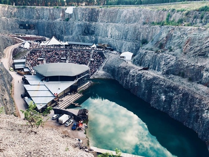 Bjork concert at the Dalhalla amphitheater (Sweden) - Bjork, Sweden, Concert, Acoustics, Amphitheatre