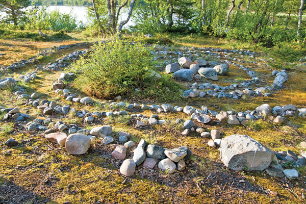 Stone labyrinths of Karelia. - Карелия, Maze, , Sami, Solovki, Arkhangelsk region, White Sea, Longpost