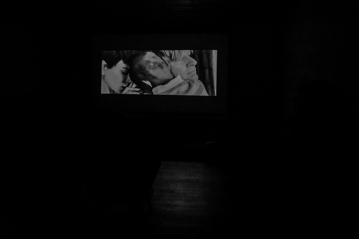 Random frame from the movie - My, The photo, Black and white, cinema hall, Cinema