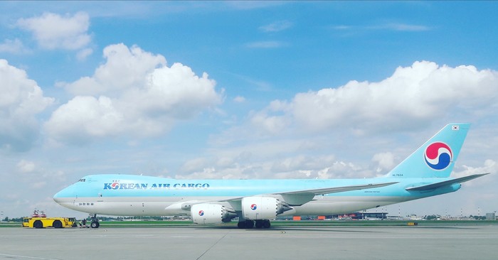 Boeing 747 - Моё, Aircraft, Plane, Самолет, Буксировка, Боинг 747, Boeing-747, Boeing 747