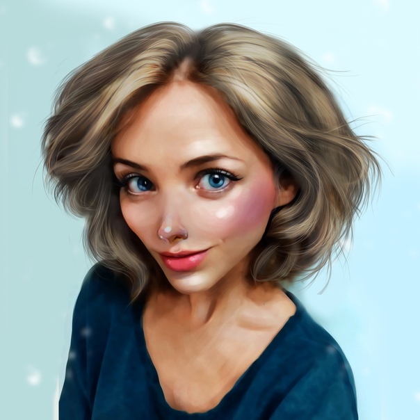 Девушки - Моё, Рисунок, Девушки, Photoshop