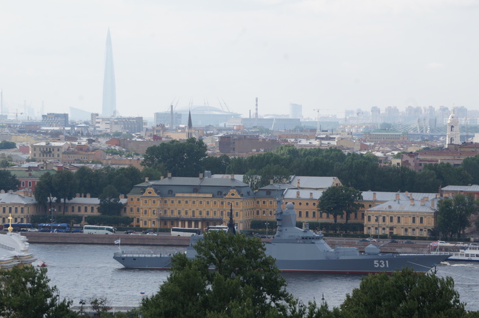 View of Saint Petersburg - My, The photo, Saint Petersburg, View, Ship, Lakhta Center