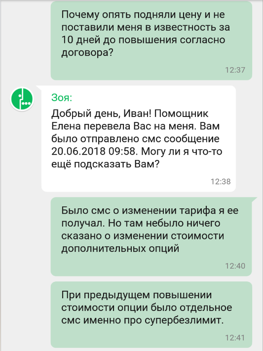 Megafon quietly raised the price of an additional service. - My, Megaphone, Cellular operators, Longpost