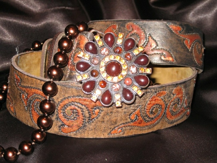 Celtic rose - My, , , Leather