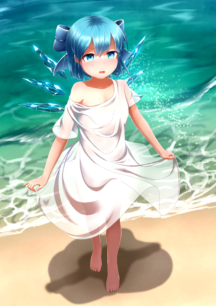 Cirno Touhou, Anime Art, ,  , Cirno, Reito